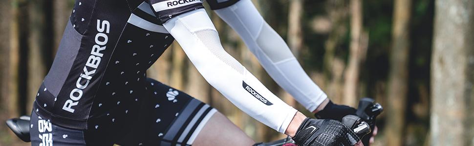 ROCKBROS Sun Protection Arm Sleeves Cooling for Running Golf Fishing Cycling ROCKBROS Sun Protection Arm Sleeves Cooling for Running Golf Fishing Cycling