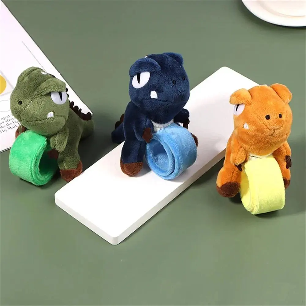 7Colors , 8CM Approx. Dinosaur Plush DOLL , Bracelet Hand Decoration Stuffed Toy , Belt Gift TOY