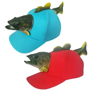 Novelty Fish Baseball Hat Birthday Party Creative Fish Hat Holiday Headwear Creative Fish Hat Holiday Headwear