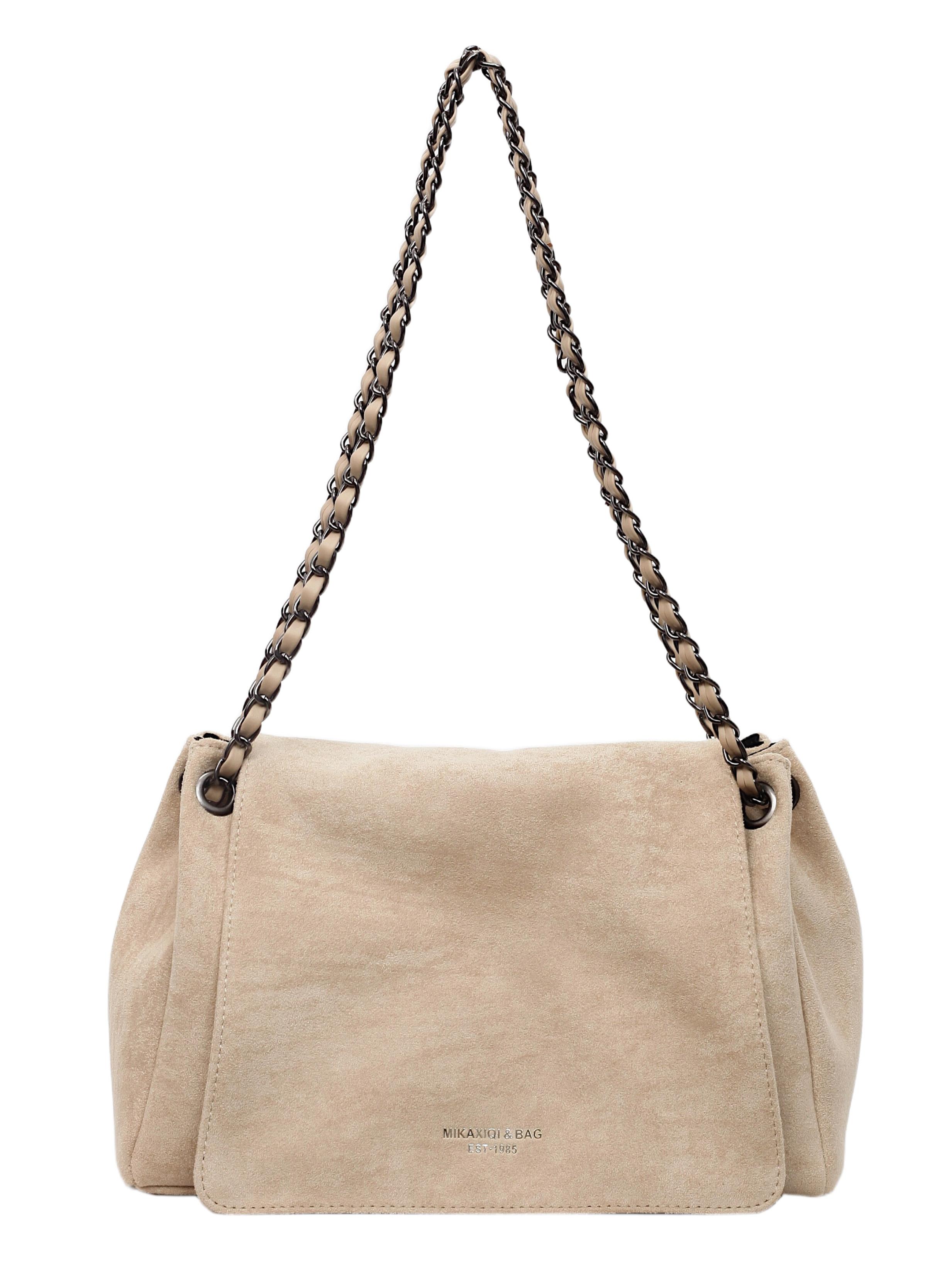Women's Fall/Winter Suede Shoulder Bag with Fashion Woven Chain, Ideal for Commuting and Shopping, Perfect Gift Chain Bag