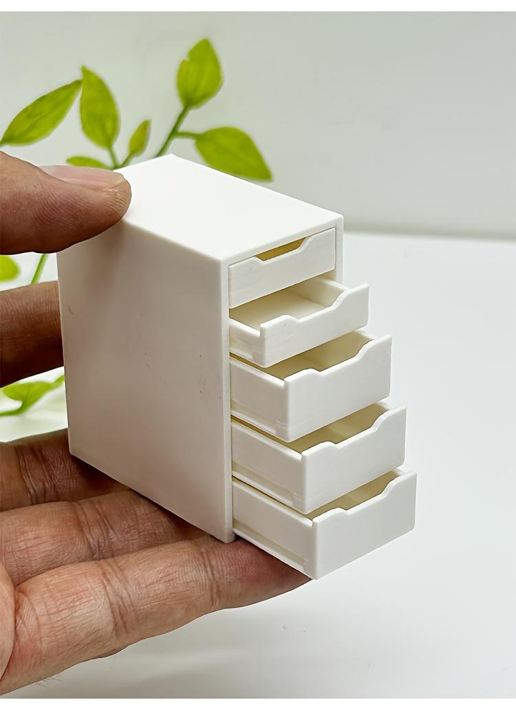 1:12 dollhouse miniature five-drawer cabinet model, made of PLA material, with openable drawers and small cabinet, jewelry storage box, dollhouse decorative furniture cabinet, souvenir, holiday/birthday gift