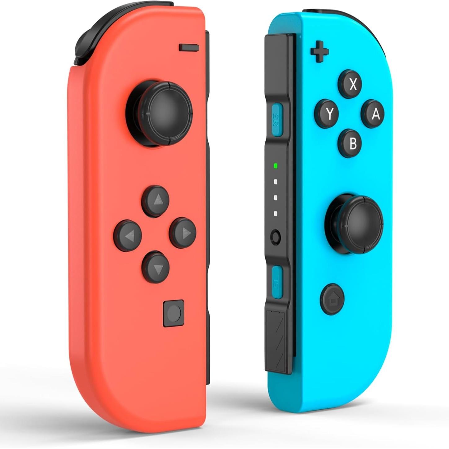 Nintendo Switch Game Controller, Wireless L/r Controllers for Switch Lite Oled, Dual Vibration Replacement Controller, Wake-Up Switch Accessory