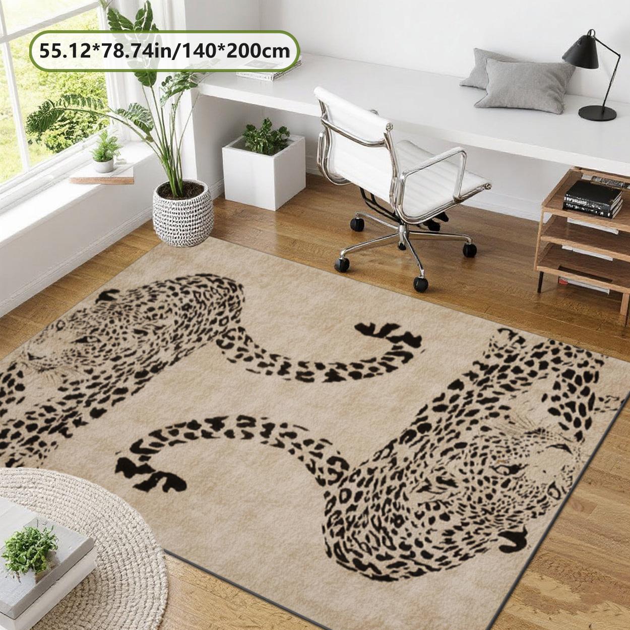 Velvet soft and comfortable patterned printed carpet, suitable for multiple scenarios, available in various sizes, soft and non-shedding.