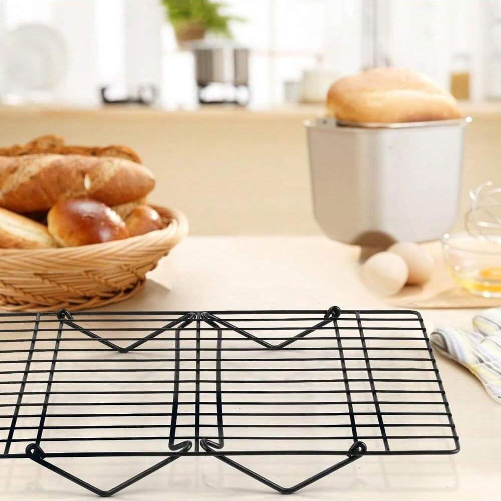 Stainless Steel Cooling Rack, Stackable 3-Tier Design, Ideal for Baking & Cooking, Fits Oven & Dishwasher Safe, Perfect for Cookies Pizza Cake