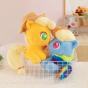 28CM My Little Pony Plush Doll Q-style Cute Doll Cartoon Hug Pillow Sleep Companion Birthday Gift New Year Gift