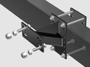 Nilight Spare Tire Carrier Trailer Spare Tire Mount Boat Trailer Carrier Bracket Utility Trailer Accessories Fits 4 & 5 & 6 Lugs Trailer Wheels on 4" 4.5'' 4.75'' 5'' and 5.5'' Bolt Patterns 150 Lbs