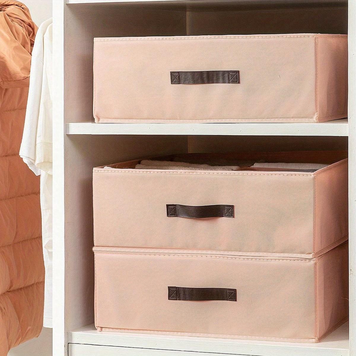 Drawer Storage Box Set, Soft Lining, Dual Row 16 Compartment, Durable Polyester Material, Ideal for Under Bed, Dresser, Closet