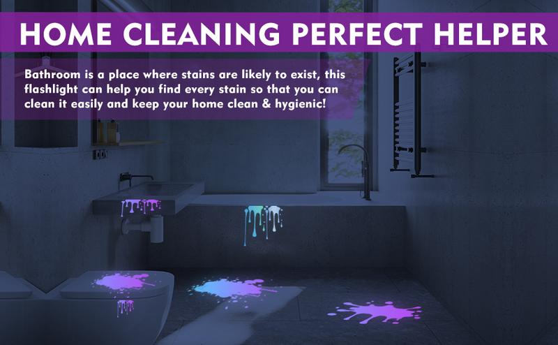 #JumpstartSale EverBrite UV Flashlight, LED Blacklight Flashlights, 395nm Black Light Flashlight for Pet Urine Detection, Scorpions, Dry Stains, Bed Bug (Batteries Included)