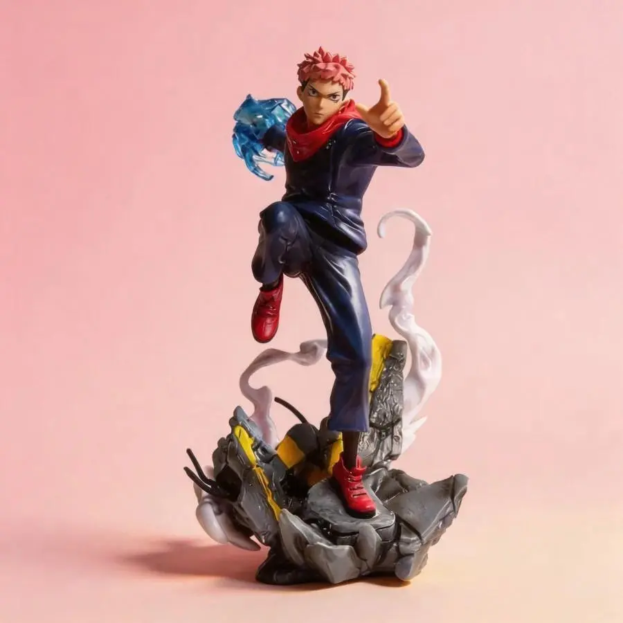 Jujutsu Kaisen Yuji Itadori Anime Action Figure, 28cm Collectible Model for Fans, Decorative Collectibles (Toys & Hobbies, Classic & Novelty Toys)