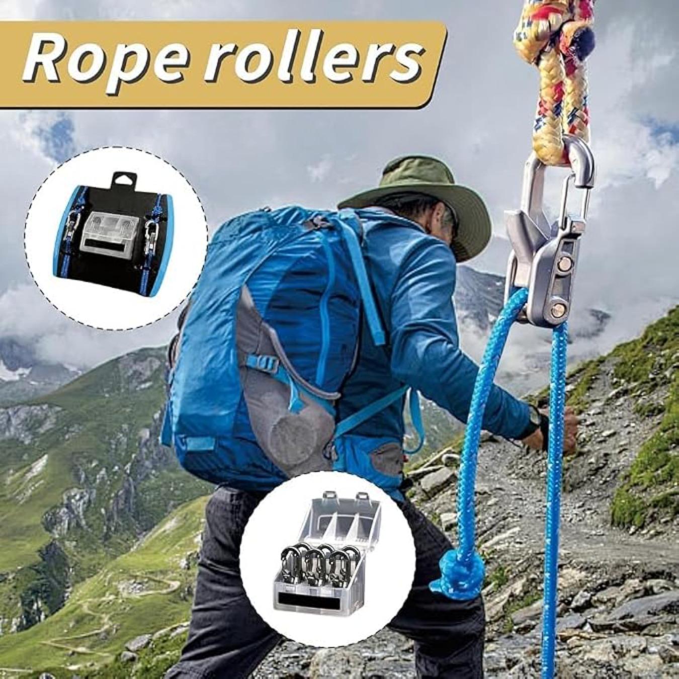 The Original Rope Tightening Tool & Tensioner 6-Pack with Rollercam Technology – Heavy-Duty Tie Down for Outdoors, Tarps, Boating & Camping Gear