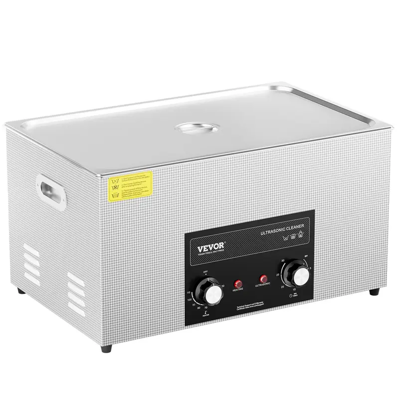 VEVOR 22L 480W Professional Digital Ultrasonic Cleaner with Heater, Timer, Basket - Toolupgrade Cavitation Machine for Lab Tools, Metal Parts, 22 L