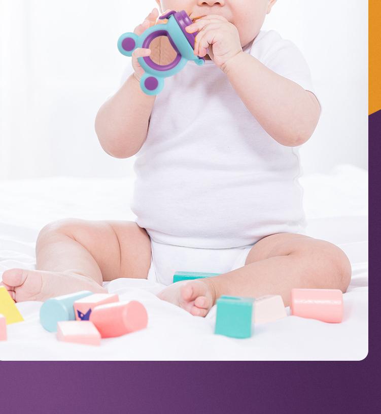 Silicone Baby Food Feeder |   Fresh Fruit & Veggie Teething Pacifier for Infants