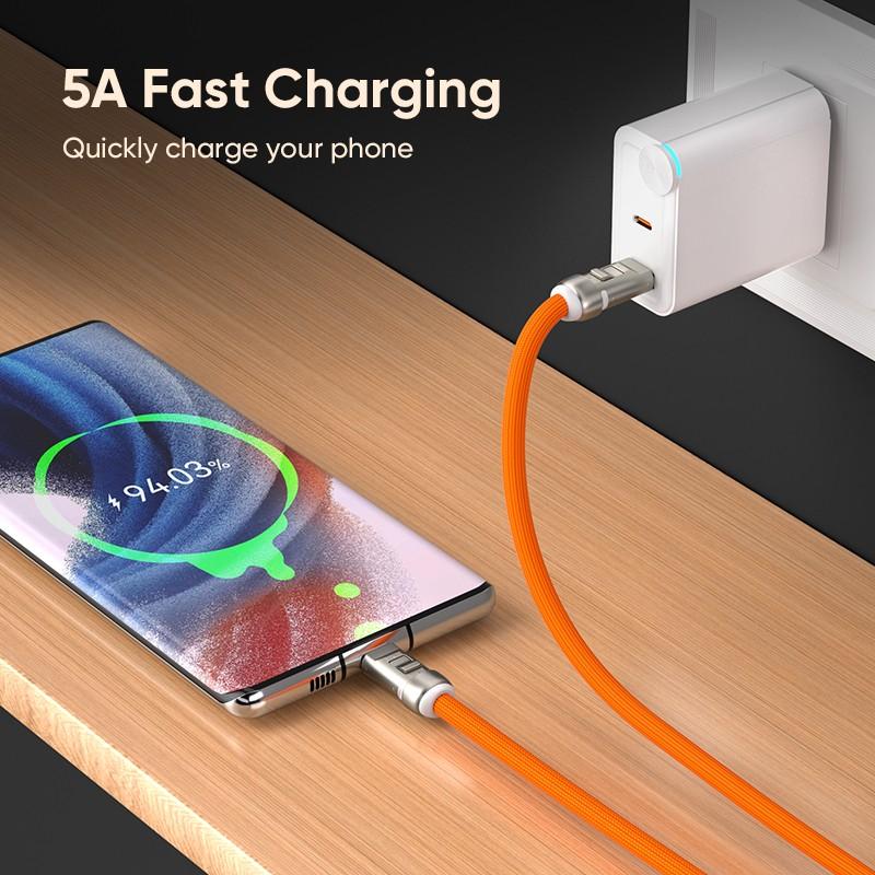 48V 5A Data Cable Type-C to Type-C 240W Mobile Fast Charging Lanyard USB-C Charging 48V 5A Data Cable Type-C to Type-C 240W Mobile Fast Charging Lanyard USB-C Charging