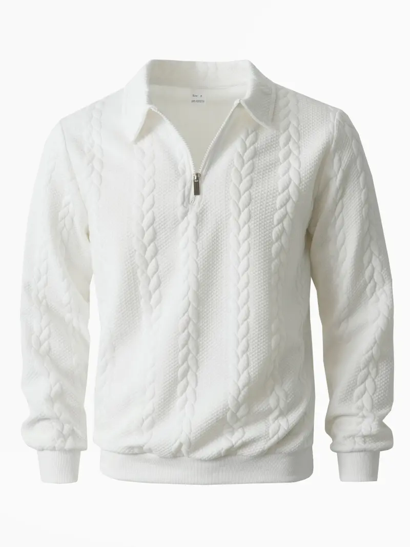Men's Spring Outfits Knitted Polo Neck Long Sleeve Fitted Knitwear Sweatshirt for Daily Wear, Casual Basic Knitwear, Old Money Zipper Half Button Design, Casual Versatile Sweater Pullover, Essential for Man's Wardrobe Men's Spring Outfits Knitted Polo Neck Long Sleeve Fitted Knitwear Sweatshirt for Daily Wear, Casual Basic Knitwear, Old Money Zipper Half Button Design, Casual Versatile Sweater Pullover, Essential for Man's Wardrobe