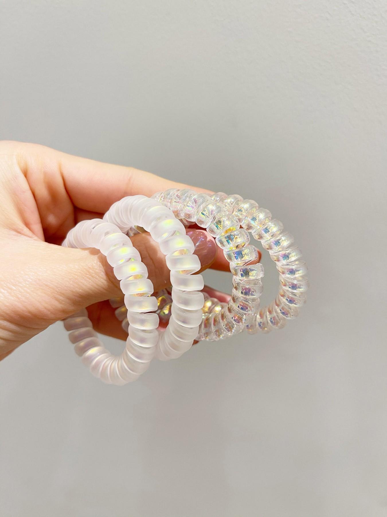 10-Pack Elastic Hair Ties for Women, High Stretch Durable Rubber Bands, Simple New Design, Versatile Headwear Accessories