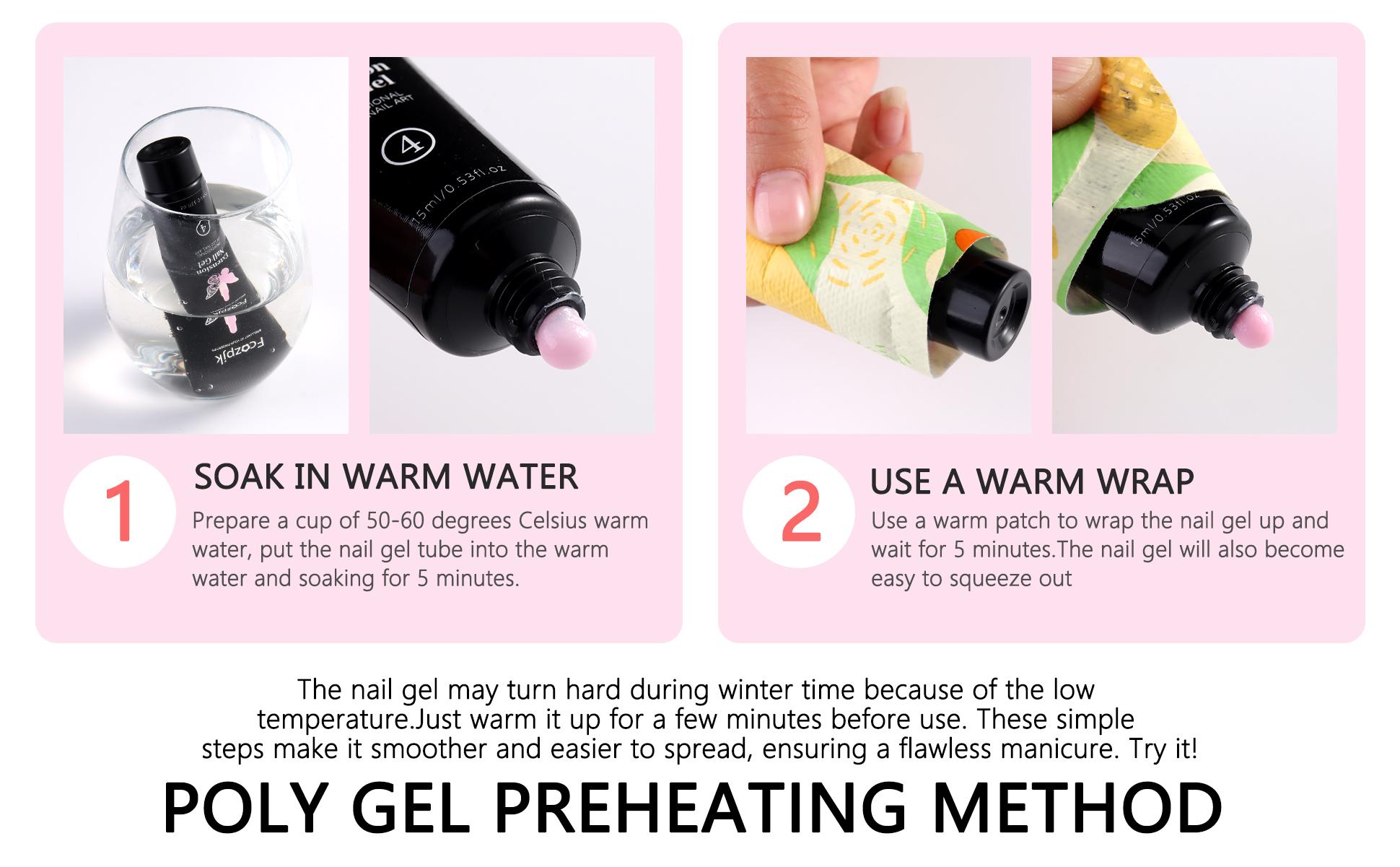 Fcozpjk Poly Gel Nail Kit with UV Light 12Colors Builder Gel Nail Extension Kit for Beginners with Everything Dual Nail Forms Slip Solution   Clipper Gel Brush Pen Chunky Glitter Poly Gel Nail Art Design Starter Kit