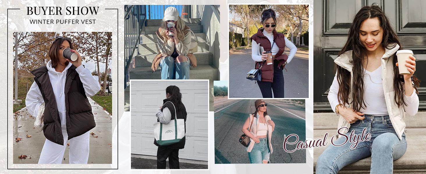 Molitree Women's Winter Vest Hooded Puffer Gilet Coat Black Sleeveless Padded Casual Autumn Comfortable Fabric with Detachable Hood & Practical Pockets Molitree Women's Winter Vest Hooded Puffer Gilet Coat Black Sleeveless Padded Casual Autumn Comfortable Fabric with Detachable Hood & Practical Pockets