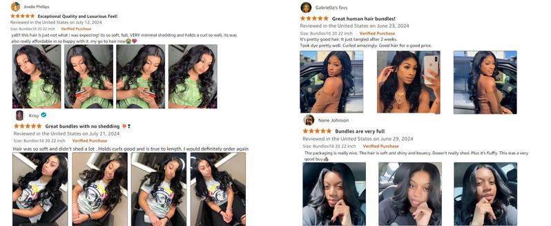 VIPbeauty Body Wave 12A Grade Brazilian Virgin 100% Human Hair Budget Friendly Quick Weave Sew in/Glue in Viral Hair Bundles