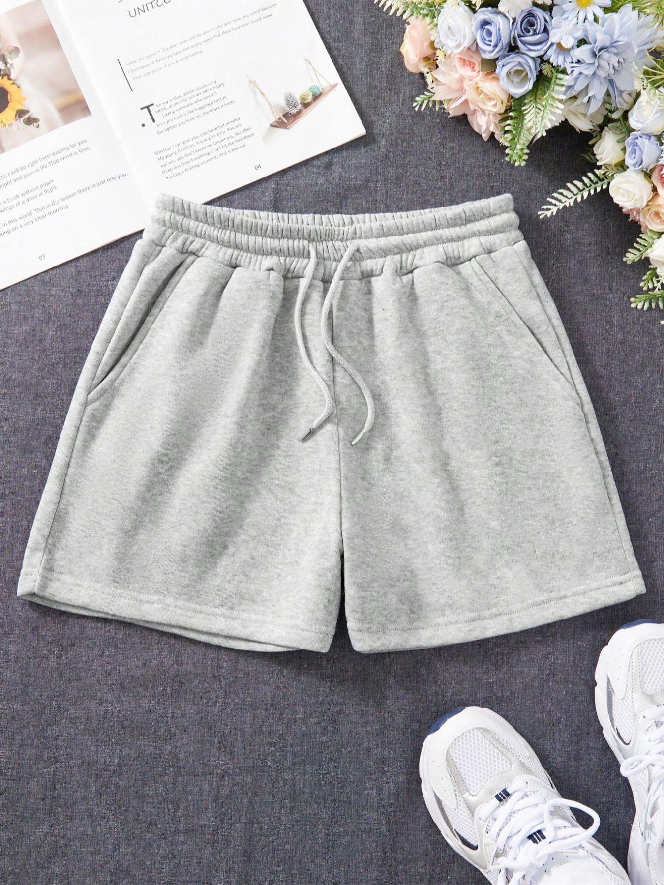 Women's Plain & Camo Print Shorts, Casual Comfy Breathable Shorts for Summer, Ladies Bottoms for Daily Wear