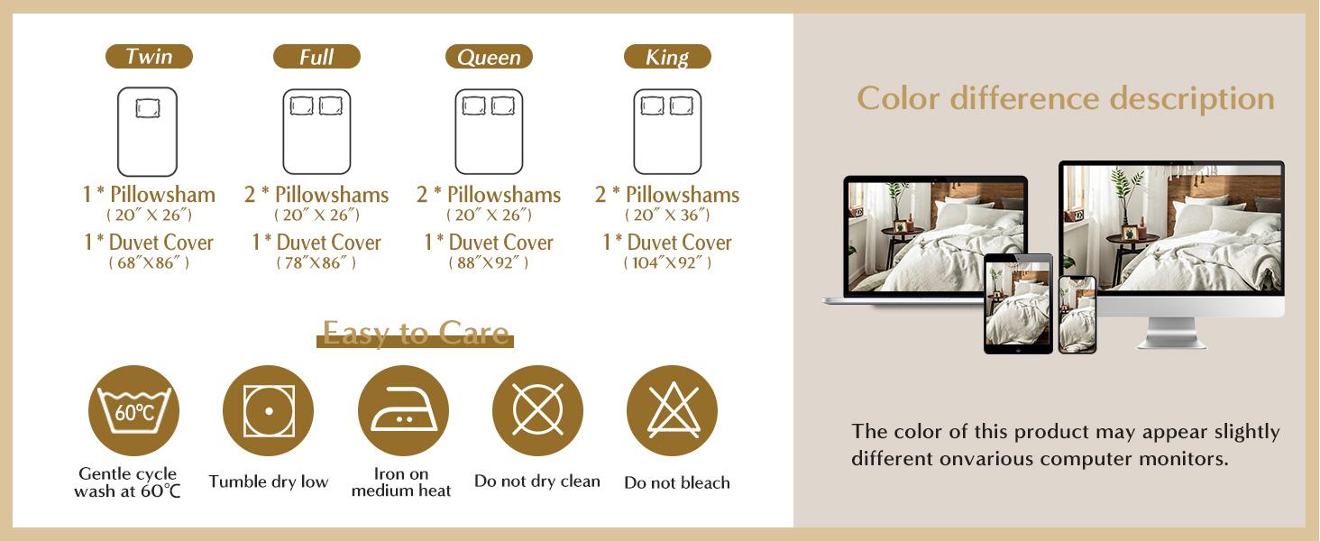 Simple&Opulence 100% Linen Duvet Cover Set, Belgian Flax Breathable Bedding, Comforter Cover+ Pillowsham with Coconut Button Closure Simple&Opulence 100% Linen Duvet Cover Set, Belgian Flax Breathable Bedding, Comforter Cover+ Pillowsham with Coconut Button Closure