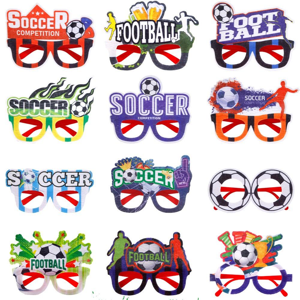 4pcs 2026 World Cup Fan Glasses, Football Theme Party Decorations, Cheerleading Props, Photo Booth Accessories, Model Xinghao Swl-2023101