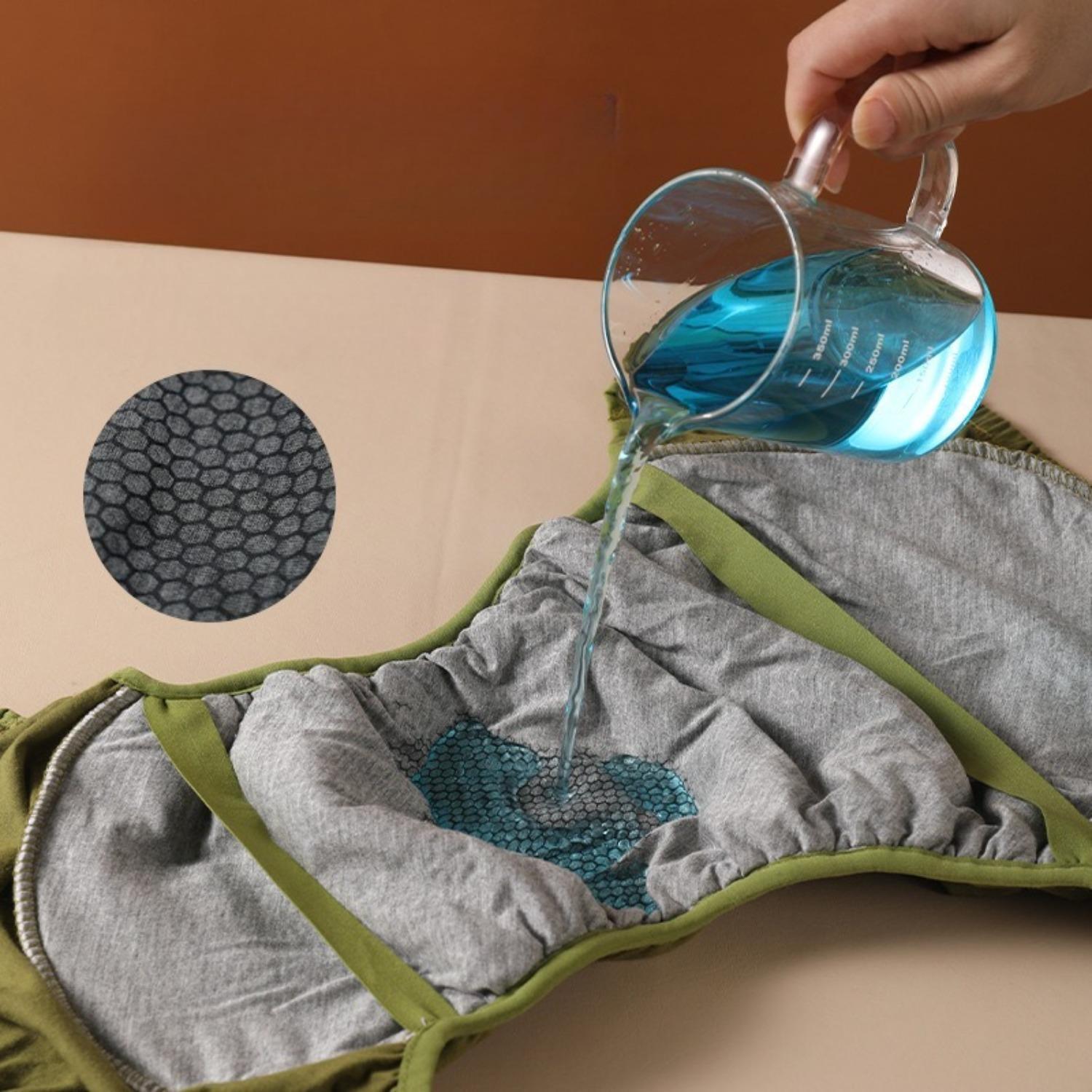 Washable Incontinence Underwear for Adults - Ultra-Absorbent, Leak-Proof, Reusable, Comfortable Eco-Friendly Adult Pull-Up Diapers for Elderly Care