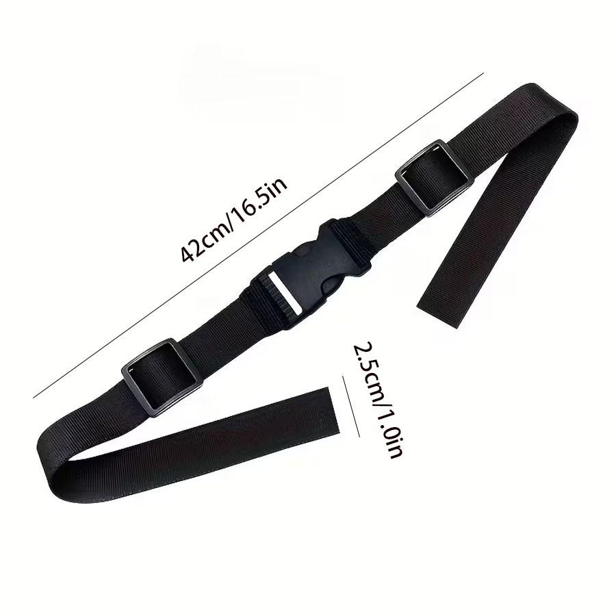 Adjustable Backpack Chest Strap Set, Lightweight Minimalist Design, Safety Buckle Closure, Polyester Material, Hiking Camping Travel
