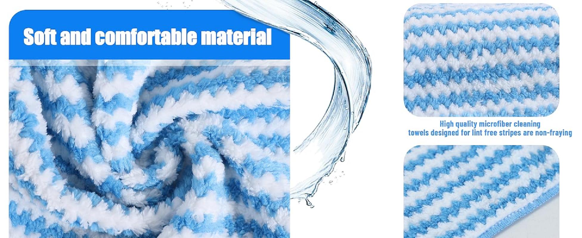 20 Pack Dish Cloth for Kitchen, 10"x10" Little Cleaning Towels Easy to Clean, Reusable Super Soft, High Absorbent, Quick-Drying