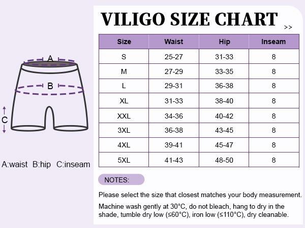 VILIGO 3-Pack 8" Biker Shorts for Women – High-Waisted Yoga Shorts with Tummy Control, Hidden Pocket, Stretchy & Soft, 75% Nylon, 25% Spandex, Perfect for Workout & Casual Wear