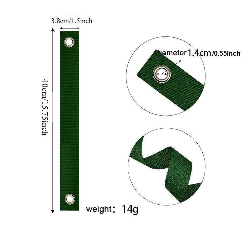 4/6Pcs Tree Support Straps, Durable Plant Stabilizer Bands for Seedlings, Wind & Hurricane Protection, Practical Garden Tree Fixing Accessories for Outdoor Plants