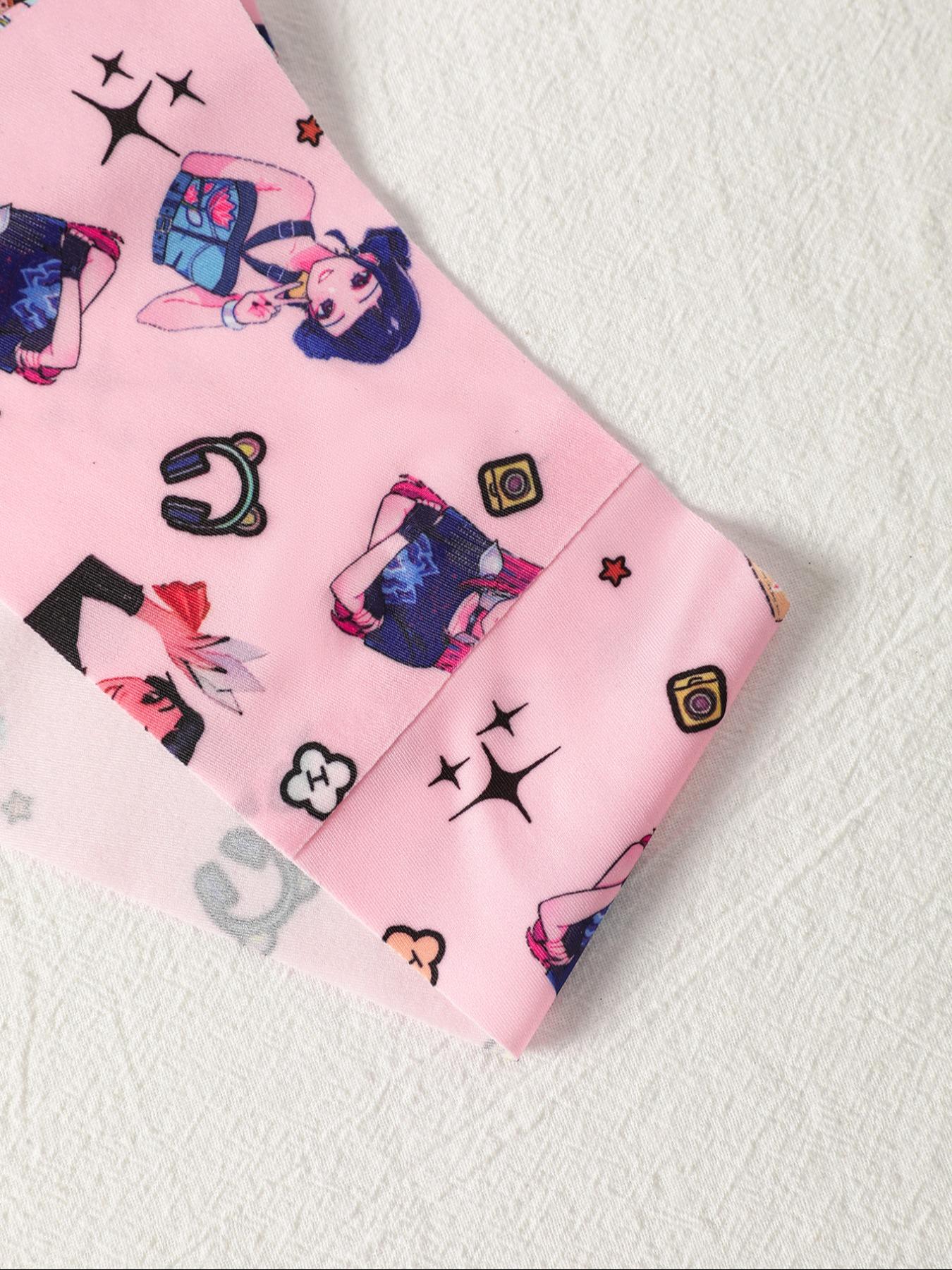 K-Pop Demon Hunter, Women's Breathable V-Back Ice Silk Panties, Fitted Casual Underwear for All Seasons, Extra Thin Comfortable Ladies Lingerie Set, Soft Breathable Knicker