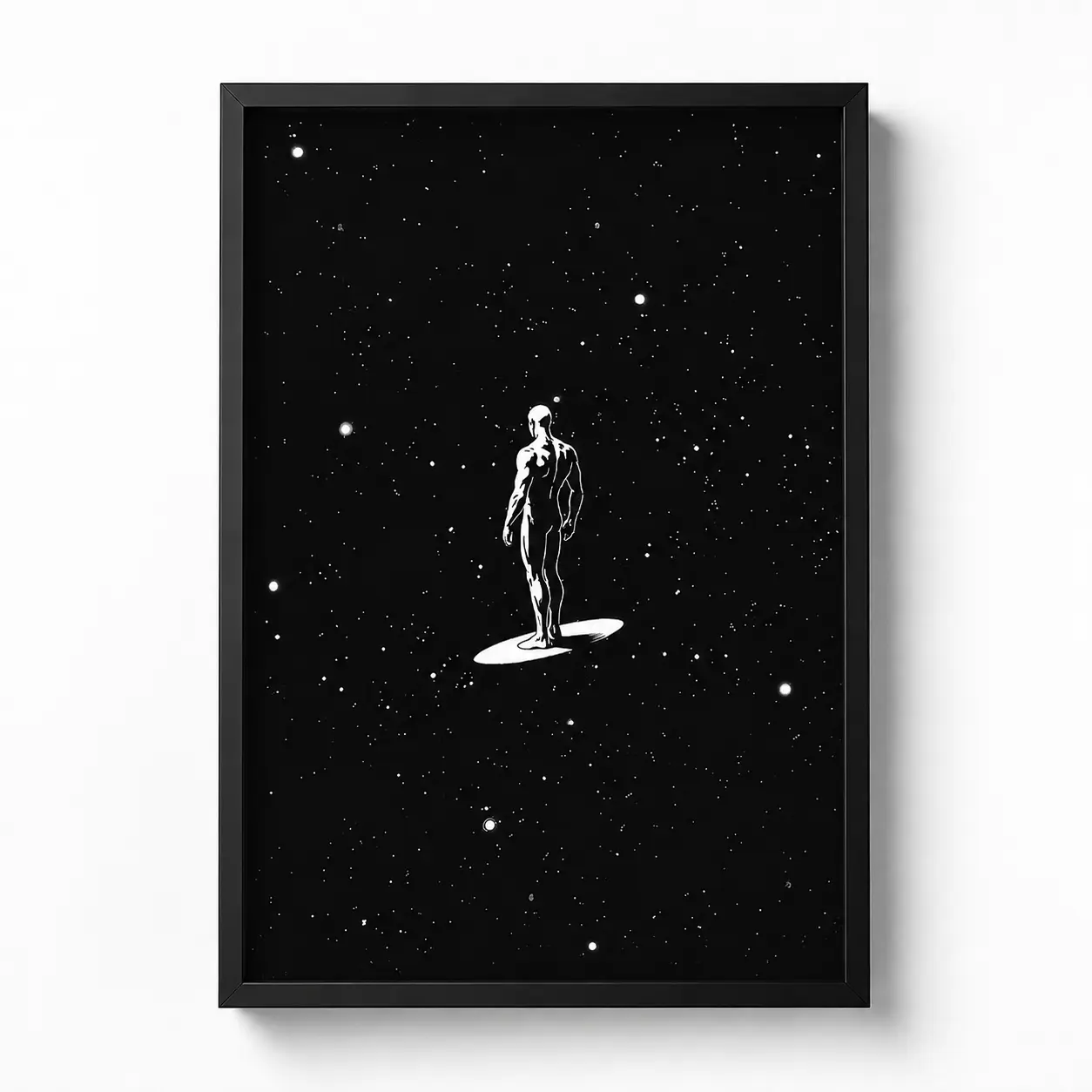 Superhero Universe Canvas Wall Art Print, Modern Minimalist Realistic Poster, Decorative Movie Inspired Artwork for Living Room Bedroom Dorm Office Game Room, Gift for Movie Fans, Contemporary Home Wall Decor, Cinematic Hero Decor, Comic Fan Gift Poster