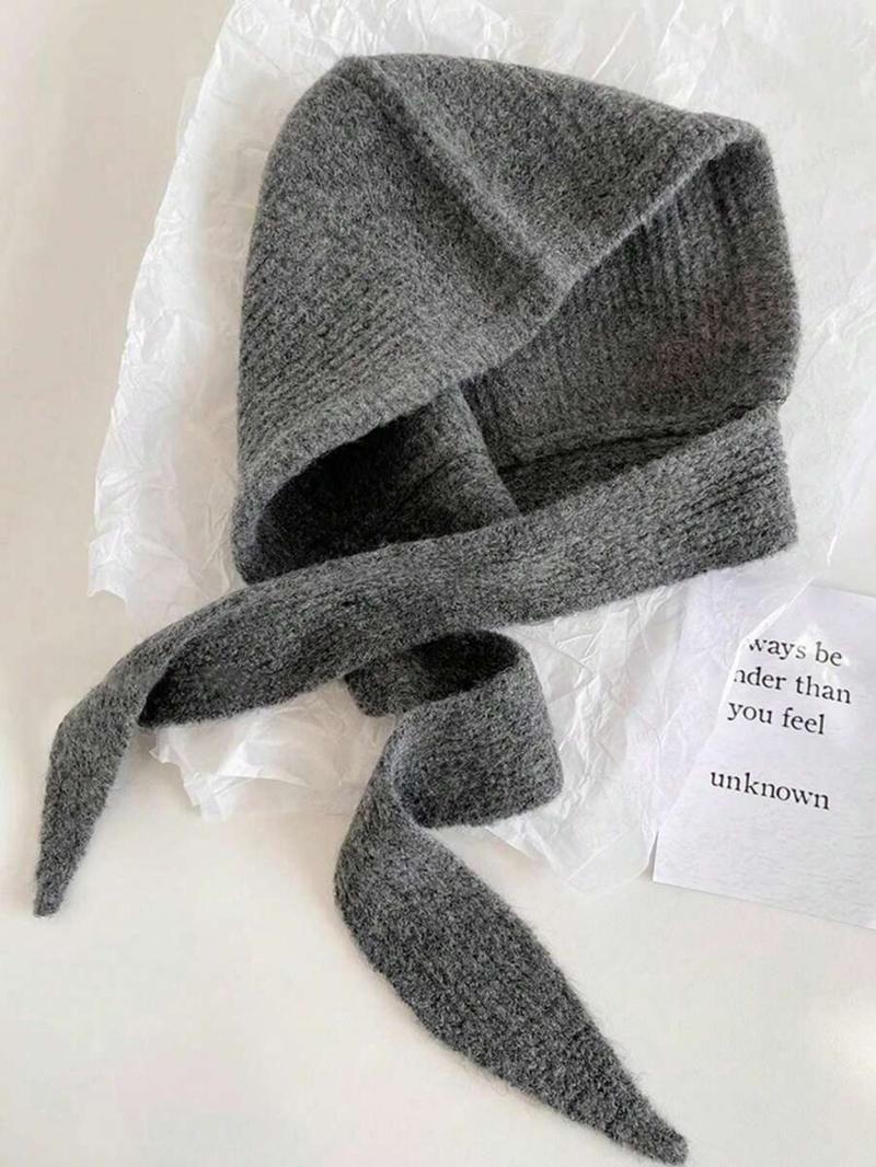 Autumn/Winter Balaclava Knit Hat With Neck Cover, Casual Animal Design Knit Hat, Warm All-Season Wear, Perfect for Daily & Halloween, Balaclava Hats