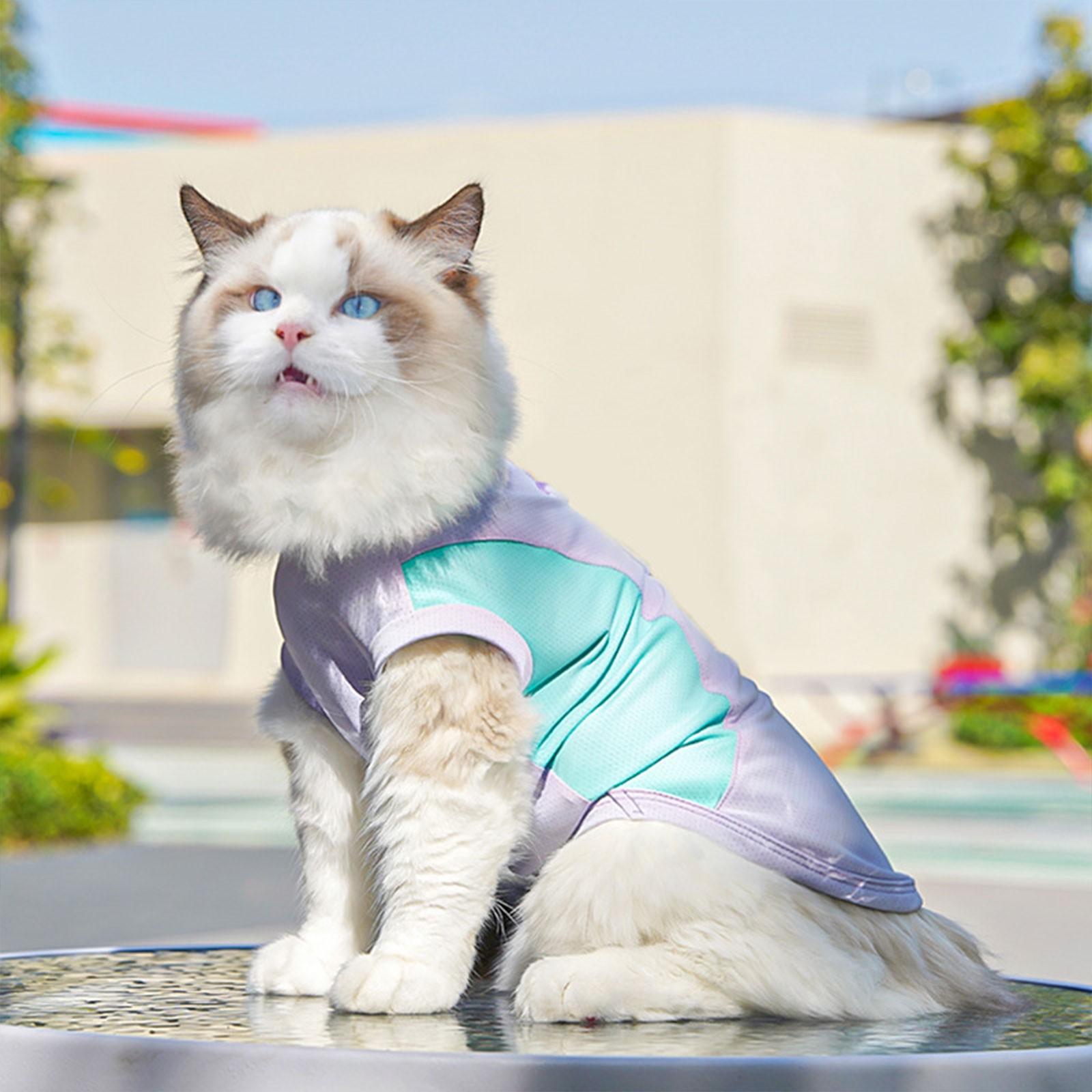 Small, Medium, Large Doggie Ice Silk Spring and Summer Dog Clothes, Cat Clothing Supplies, Cool and Cool Clothes for Sun Protection, Golden Retrievers, Pugs, Yorkies