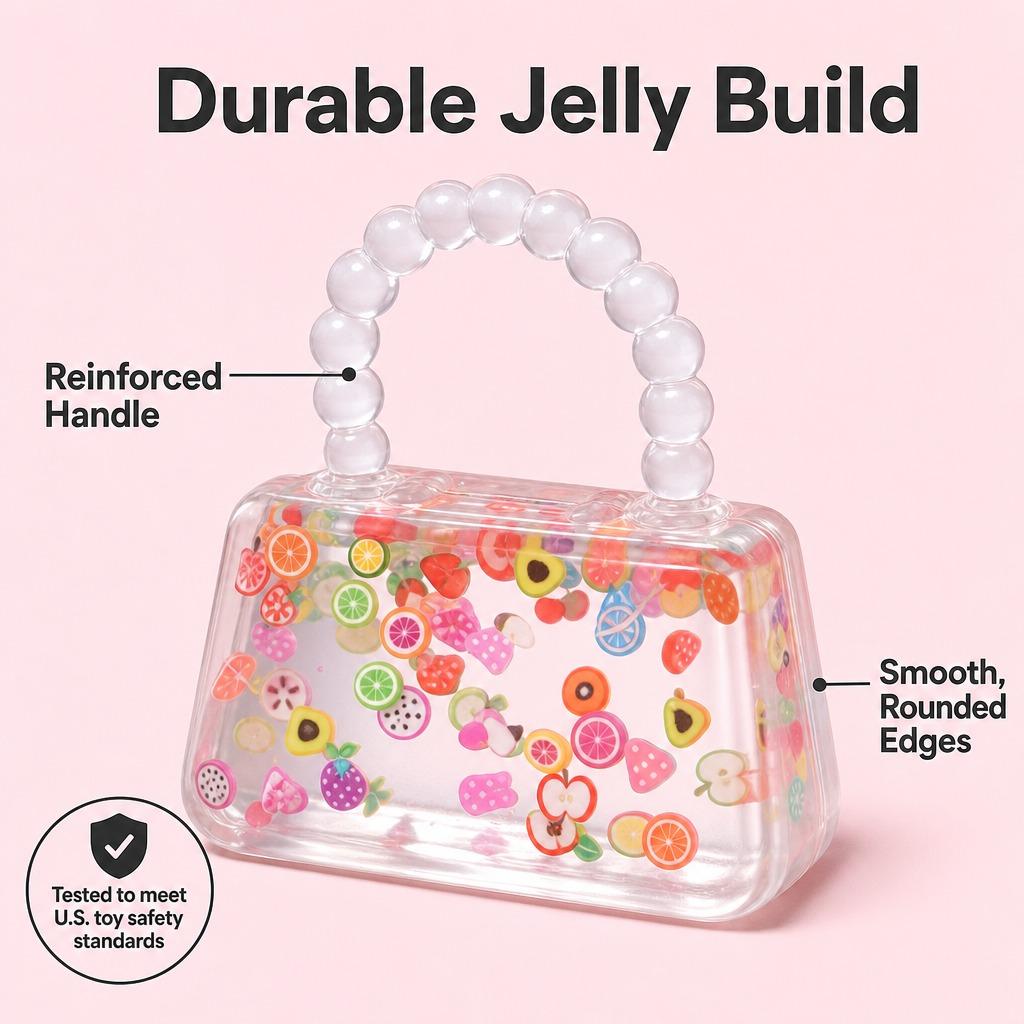 Cute Mini Bag Squishy Fidget Toy - Soft TPR Compact Desktop Ornament, Selfie Live Stream Prop, Relaxing Party Favor Gift (Phones & Electronics Selfie Accessory), Fidget Toys