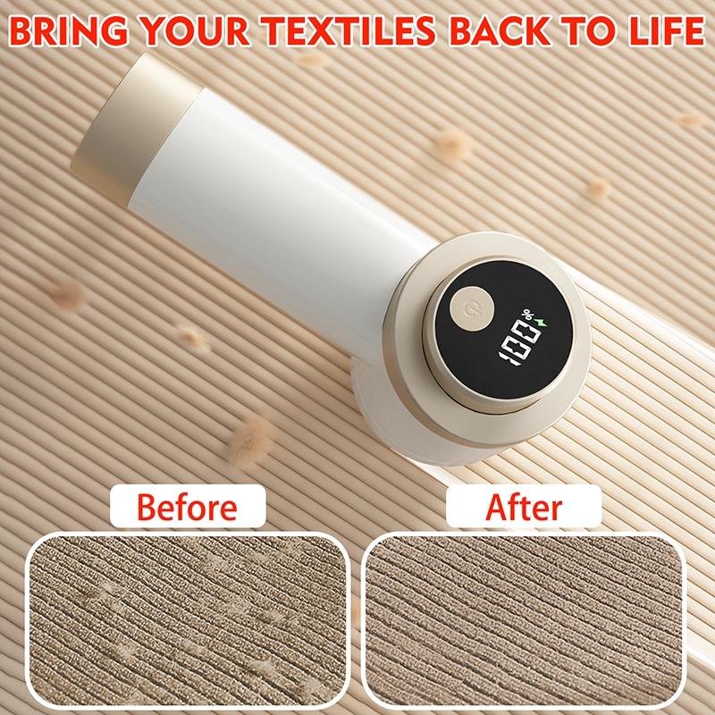 Electric Lint Remover with Brush, Portable Rechargeable Household Fabric Shaver, 3-Speed Sweater Shaver for Fast Lint Removal, Durable for Socks, Coats & Bedding Electric Lint Remover with Brush, Portable Rechargeable Household Fabric Shaver, 3-Speed Sweater Shaver for Fast Lint Removal, Durable for Socks, Coats & Bedding