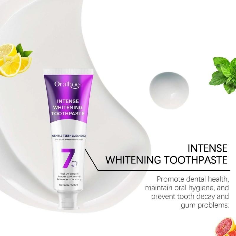 Tooth Stain Cleaning Toothpaste 120g, Gentle Whitening Formula for Stains, Polish Teeth, Promote Oral Health, Teeth Stain Remover, Oral Care Toothpaste