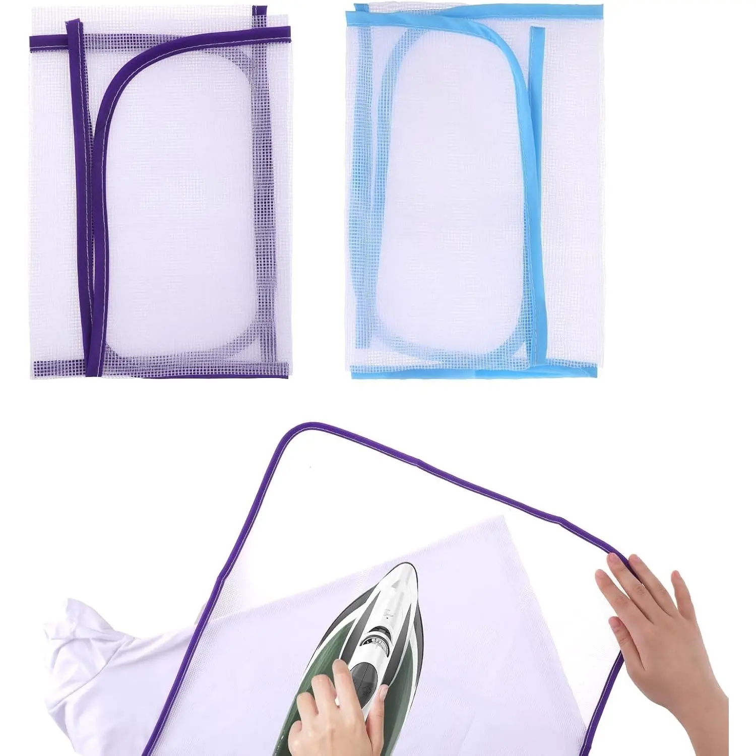 2-Pack Ironing Scorch Mesh Cloth Protective Insulation Cover, Scorch-Saving Tool for Sewing and Ironing Fabric Protection