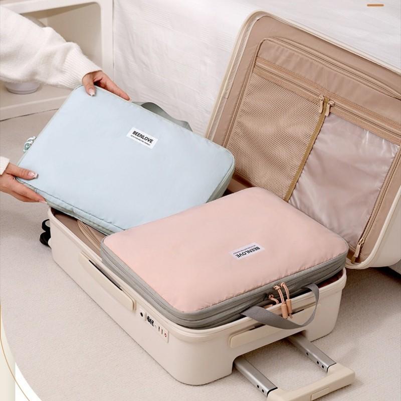 Compression Storage Bag for Travel, Portable Clothes Organizer, Large Capacity Nylon Carry Bag, Ideal for Business Trips and Vacations