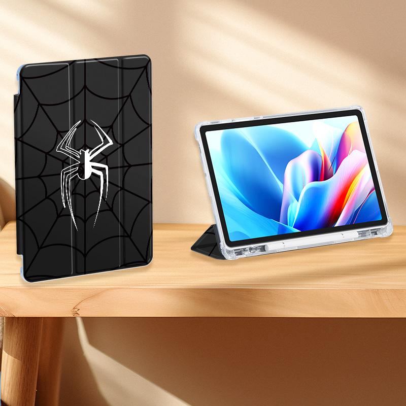 Spider Web Pattern Tablet Case, Tablet Casing, Soft Tablet Protective Cover with Pen Slot, Tablet Protector Compatible with iPad 10.2 Inch, Samsung Tab S7/S8 11 Inch, Huawei, Xiaomi