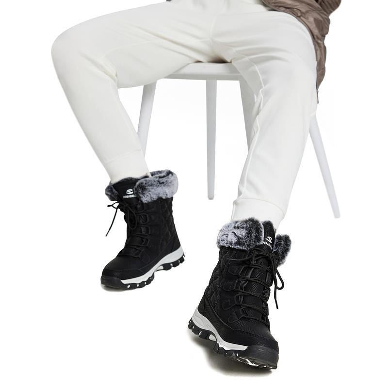 HOBIBEAR Women's Snow Boots Anti-Slip Waterproof Outdoor Shoes Winter Snow Boots Warm Fur Lined Comfortable Shoes for Women