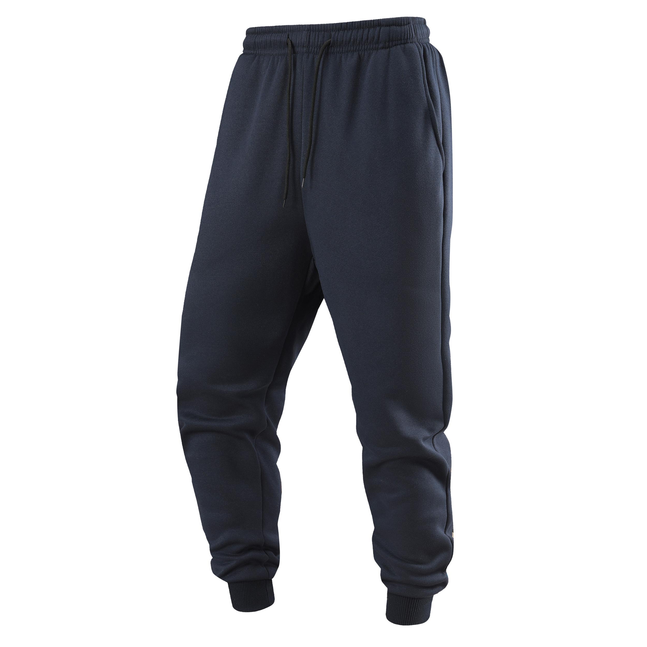 Men's 4-Pack Solid Basic Cuffed Sweatpants, Elastic Waist with Drawstring, Loose Fit Lightweight Casual Athletic Pants, Essential Sweatpants, Adjustable, All Seasons