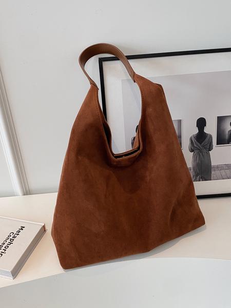 Elegant Shoulder Clutch Bag, Contemporary Plain Design, Large Capacity Commuter Fashion Accessory, Perfect for All Seasons