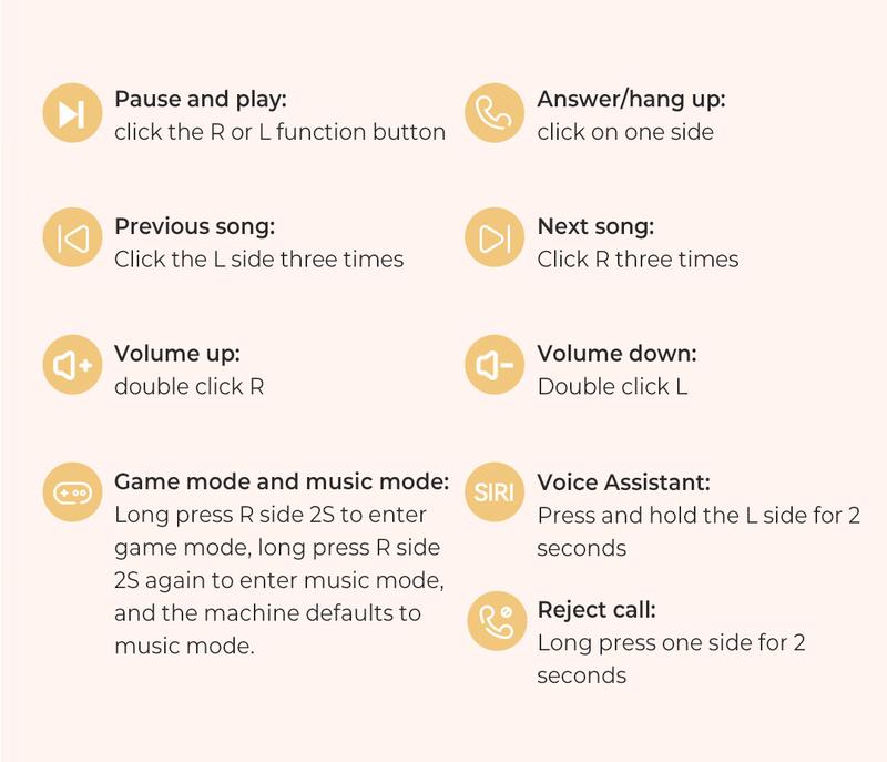 MINISO X51 True Wireless Bluetooth Earphone Noise Cancellation Mini Earbuds With Mic