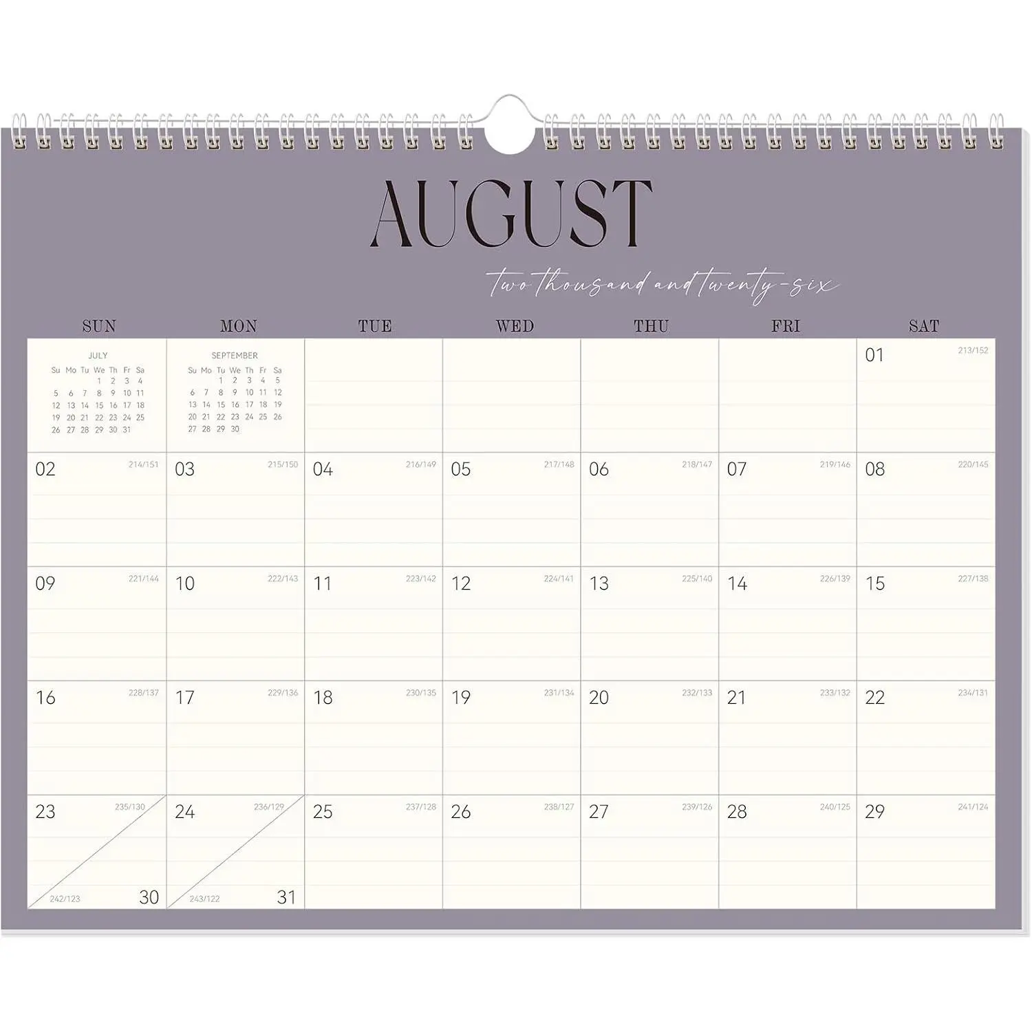 Desk Calendar 2026-2027, 19 Month Jun 2026-Dec 2027, 14" X 11" | Monthly Desk/Wall Calendar With Thick Paper Spiral Bound For Office  School Organizing & Planning