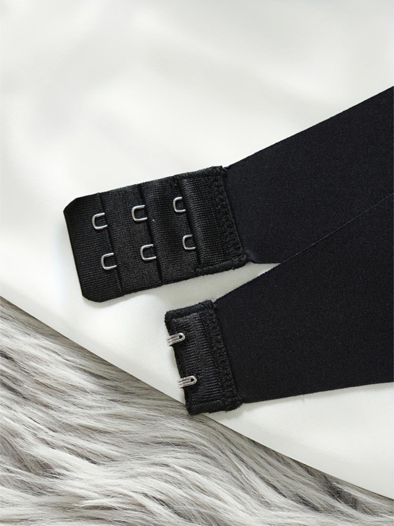 Women's Seamless Wireless Support Bra, 2 Pack Front Buckle Design, Single Shoulder Pad, Anti-Slip Function, Comfortable Fashion, Seamless Strapless Bra