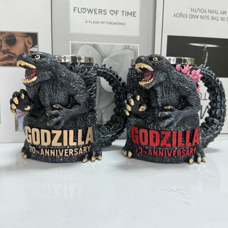 Godzilla 70th Anniversary Resin Mug, Limited Edition Collectible Cup, Durable & Stylish Drinkware, Perfect Gift Idea for Fans