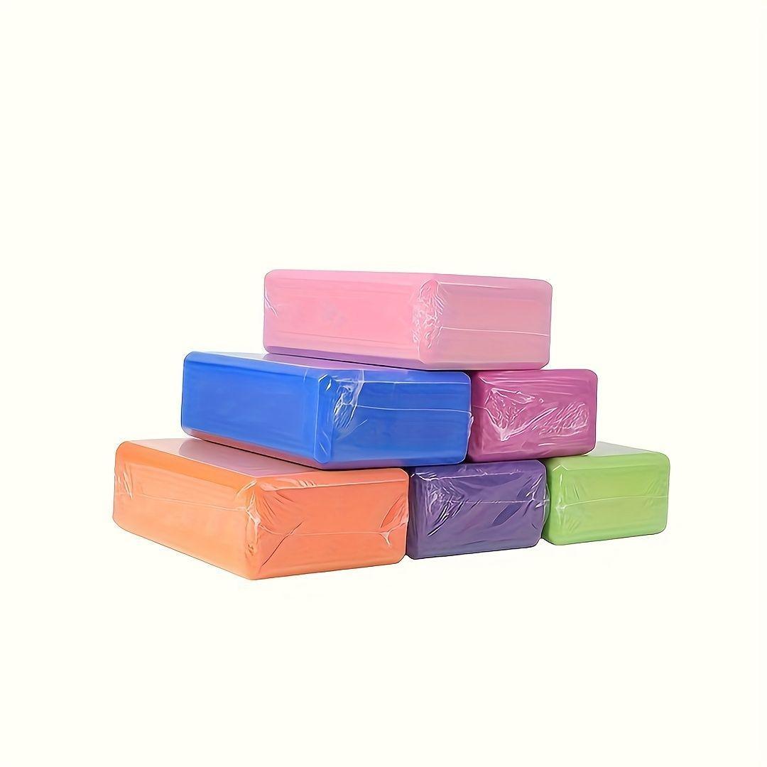 2-Pack Dance Practice Blocks, High-Density Foam Yoga Bricks, Leg Stretching Blocks for Yoga Studio, Durable and Comfortable