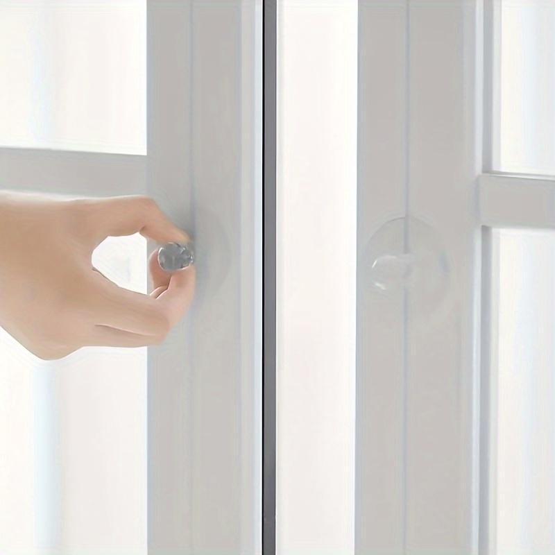 2pcs Contemporary Plastic Pull Handles, Multi-Functional Suction Cup Grip for Smooth Surfaces, Cabinets, Drawers, Sliding Doors, Toilets, Easy Install, No Drilling Required, Utility Hooks