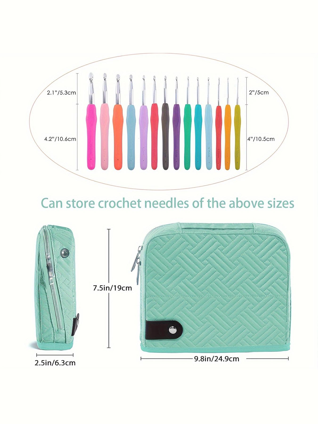 Unique Design Crochet Hook Storage Box, Vertical Stand Organizer for Knitting Supplies, Casual Style Bag Accessory for All Seasons, Multifunctional Storage Bag